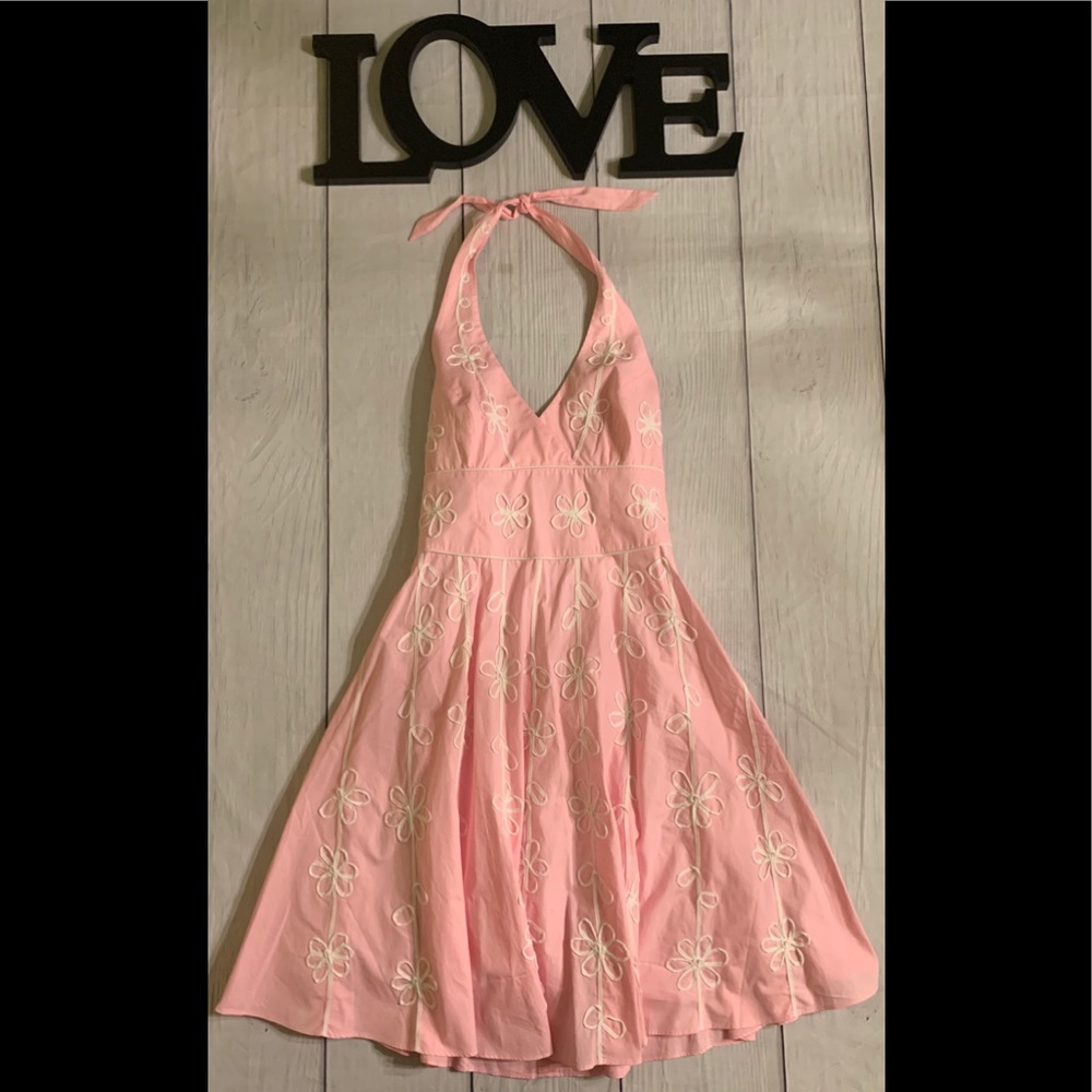 Lilly Pulitzer Size 4 Pink Halter Dress - Picture 7 of 8